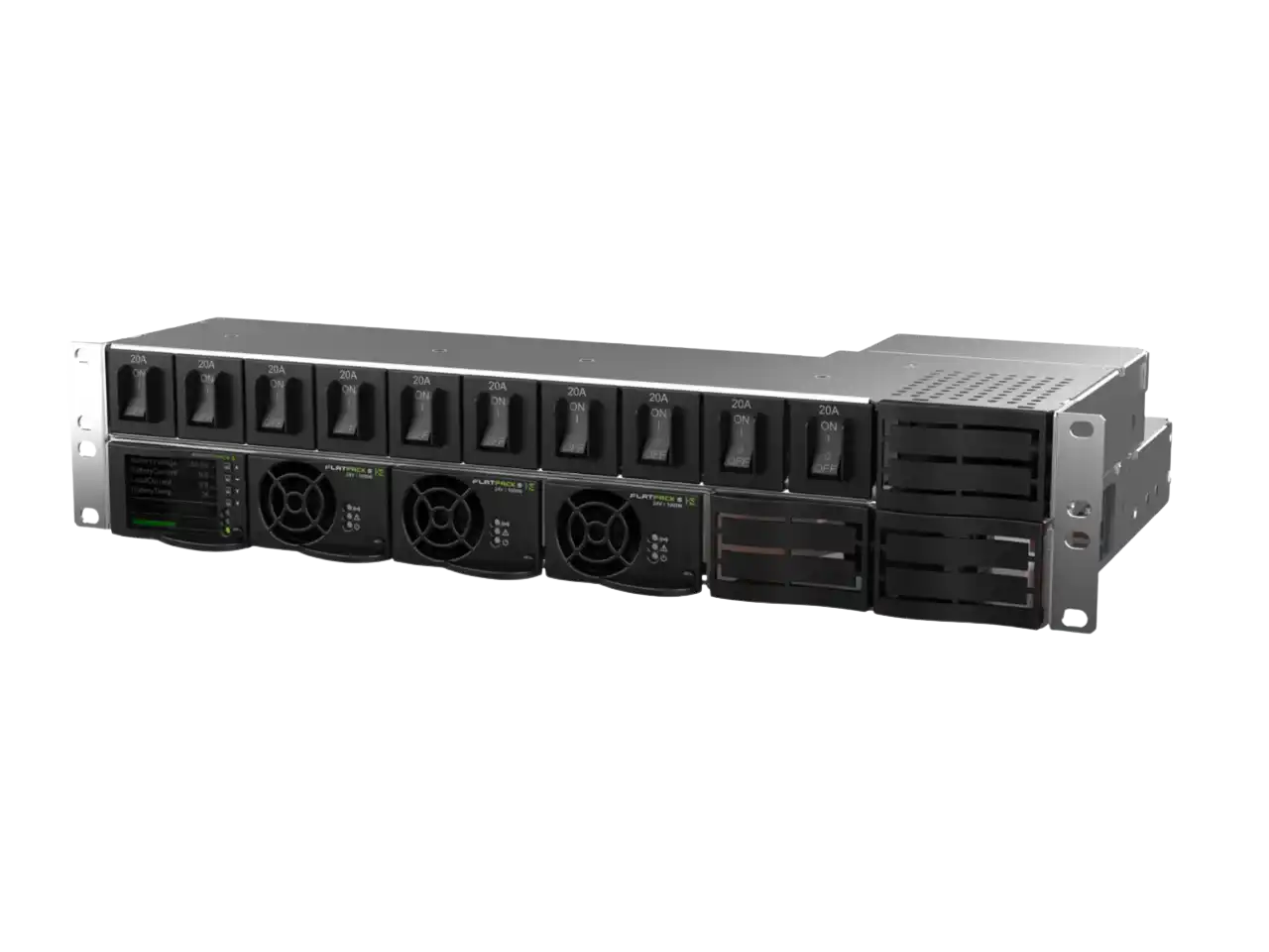 Flatpack S 2U-3R 2-pole